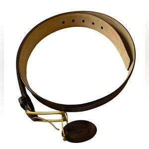 Buxton Soft Touch Cowhide Leather Brown Belt Men’s Size 32 USA style3771…